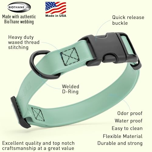 Dogline Biothane Waterproof Dog Collar